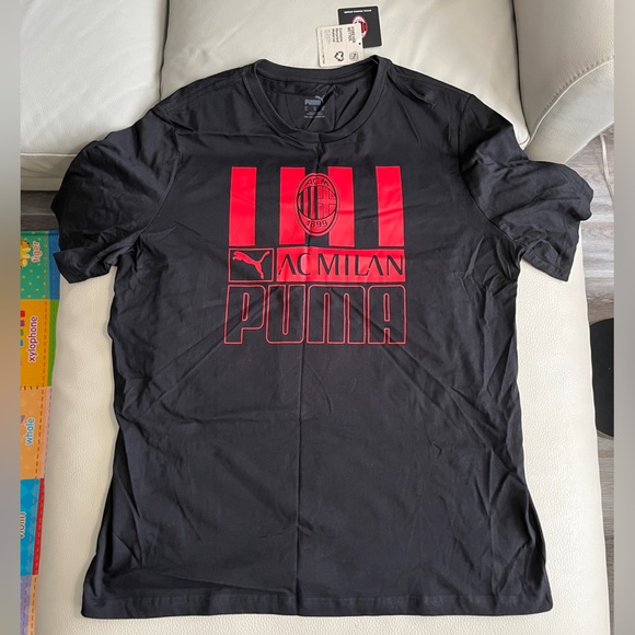 NWT - Puma AC Milan Men’s T Shirt - Size XL - Picture 4 of 9